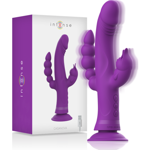 Vibrador Rabbit Intense Fun Casanova con 3 Motores