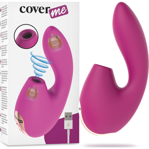 Succionador y vibrador COVERME G-Spot Rush con doble estimulación