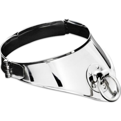 Collar de restricción METAL HARD 12.5 cm con anilla