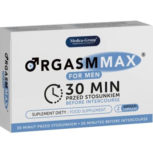 Cápsulas MEDICA GROUP Orgasm Max For Men para potenciar la vitalidad