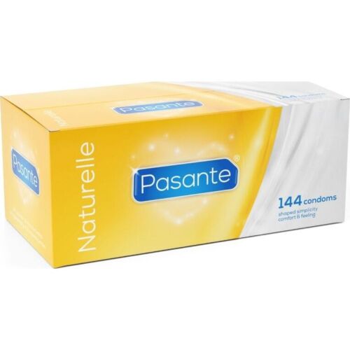 Condones Pasante Naturelle 144 unidades con forma cónica