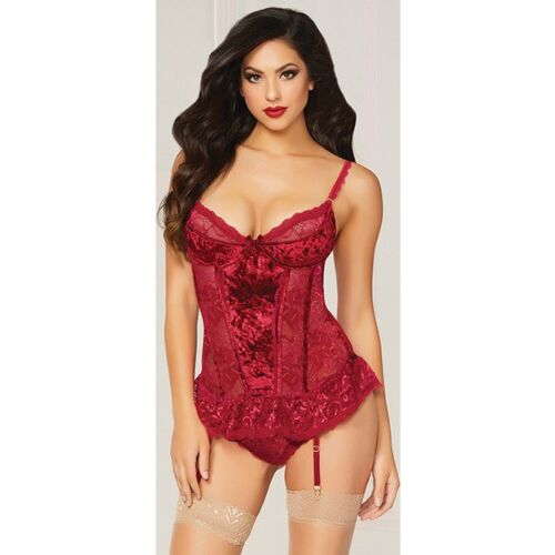 Conjunto de lencería 2PC BUSTIER SET con tanga