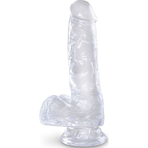 Consolador King Cock Clear 13.5 cm realista