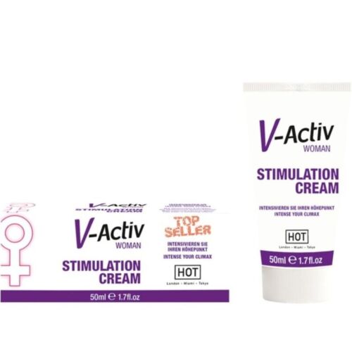 Crema Estimuladora HOT V-ACTIV para mujeres