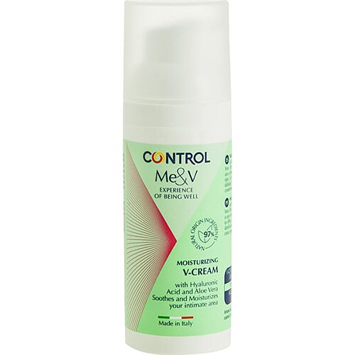 Control Crema Hidratante Íntima 50 ml - Ácido Hialurónico y Aloe Vera