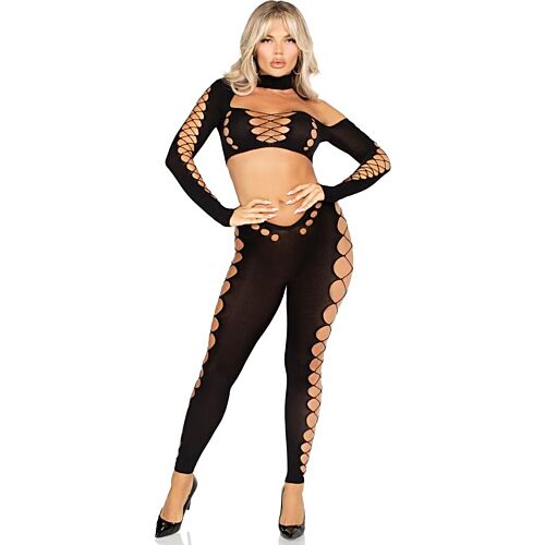 Top y leggings Leg Avenue Seamless Cut-Out