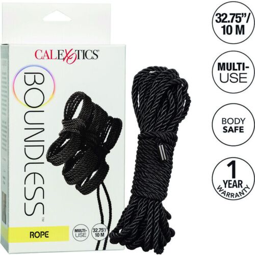 Cuerda BDSM CalExotics Boundless 10m para ataduras versátiles