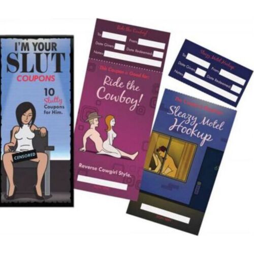 Juegos de pareja KHEPER GAMES IM YOUR SLUT COUPONS - 10 cupones sexys