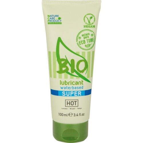 Lubricante BIO HOT Superglide 100 ml con carragenina hidratante