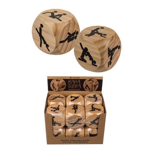 Dado de Madera Kamasutra Out Of The Blue con 6 posturas