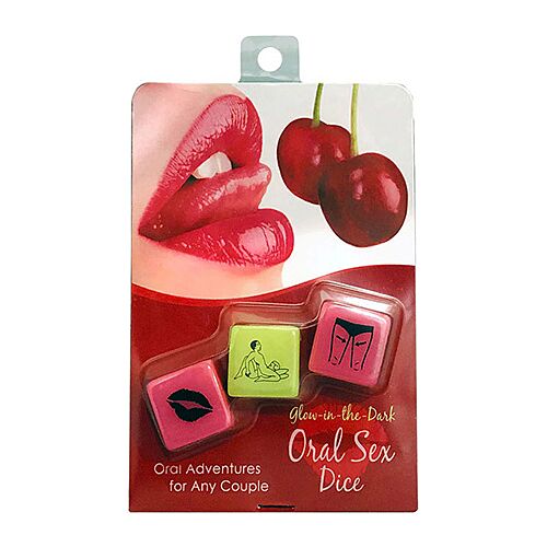 Juego de Dados Sexuales KHEPER GAMES con Brillo en la Oscuridad