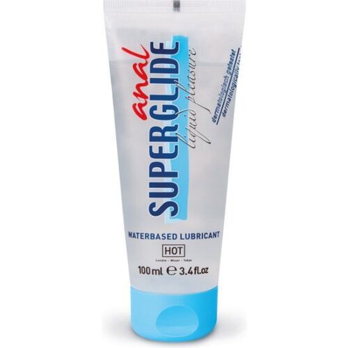 Lubricante Anal HOT Superglide 100 ml con Deslizamiento Prolongado