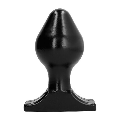 Plug anal ALL BLACK 16x8 cm silicona