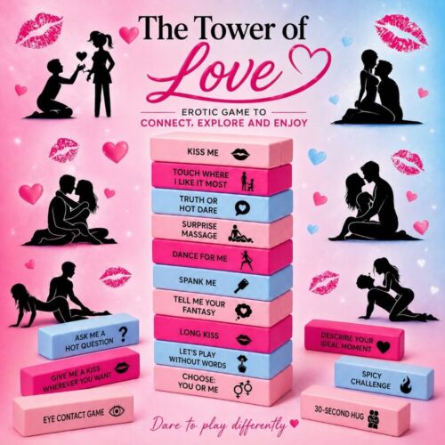 Juego de Pareja Diverty Sex Love Tower Game | Aumenta la