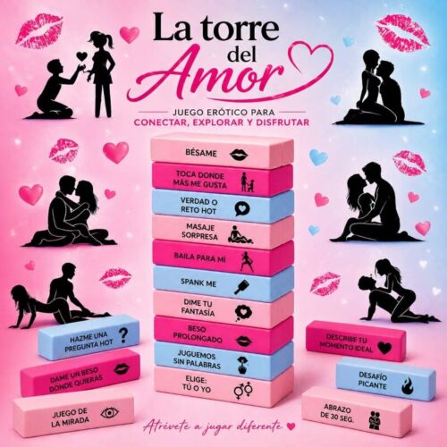 Juego de Pareja Diverty Sex Love Tower | Sugerente y
