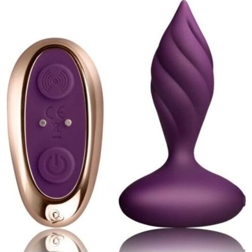Vibrador anal Rocks-Off Desire con mando a distancia