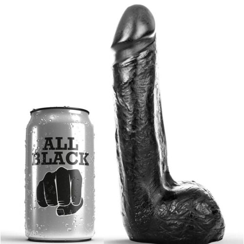 Dildo Suave Negro 20 cm