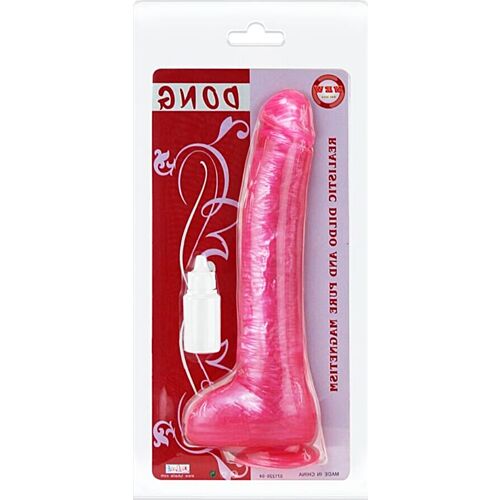Dildo BAILE Dong con Ventosa y Textura Venosa