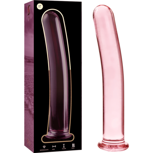Dildo Nebula Series Cristal Rosa 18.5 cm