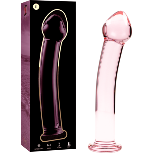Dildo Nebula Series Modelo 11 Cristal Rosa 16 cm