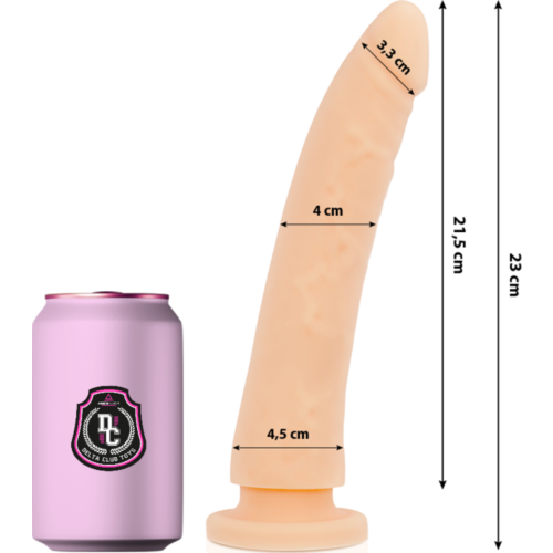 Dildo DELTACLUB 23 cm en silicona médica