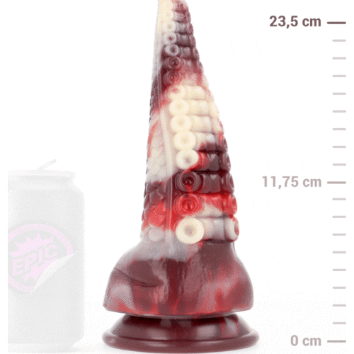 Dildo EPIC Draxis Sombra Abismal con diseño imponente