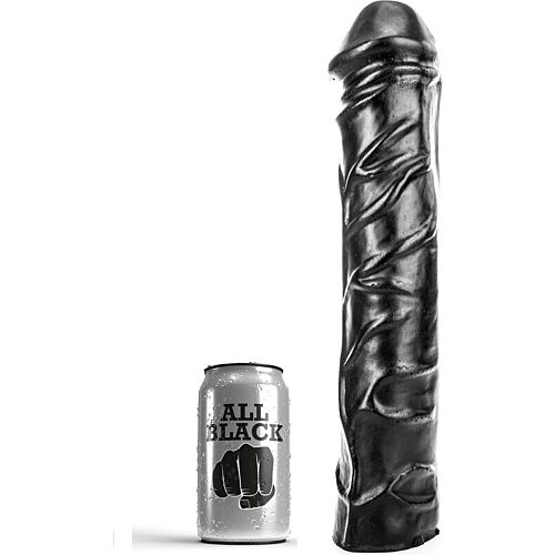 Dildo Gigante All Black 32 cm para Fisting Anal