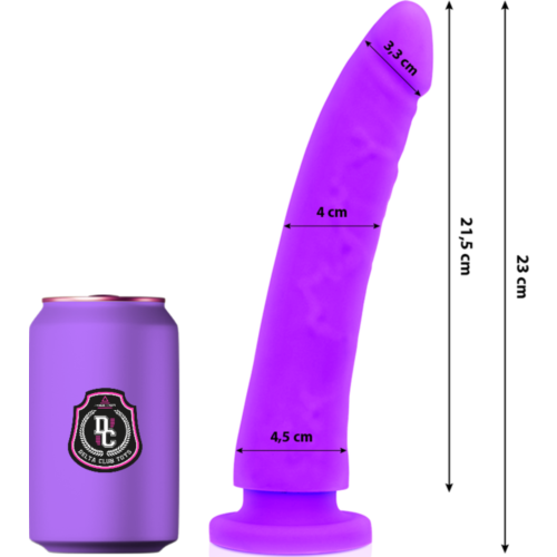 Dildo DELTACLUB 23 cm de silicona médica