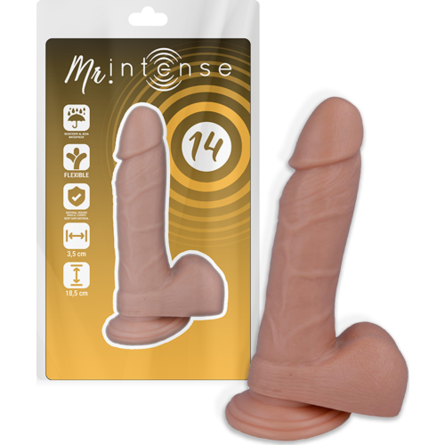 Dildo MR. INTENSE 14 PENE REALÍSTICO 18.5 CM
