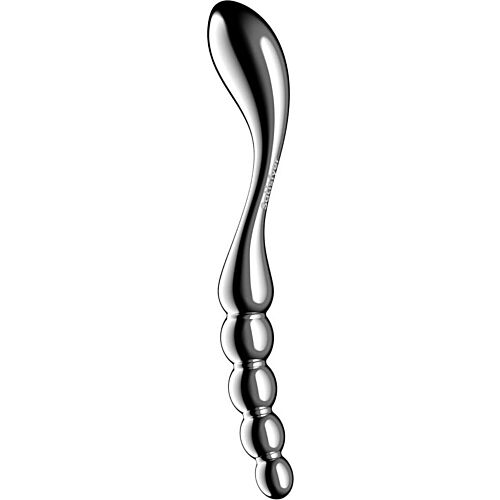 Dildo Satisfyer Star Force 1 doble uso en acero inoxidable