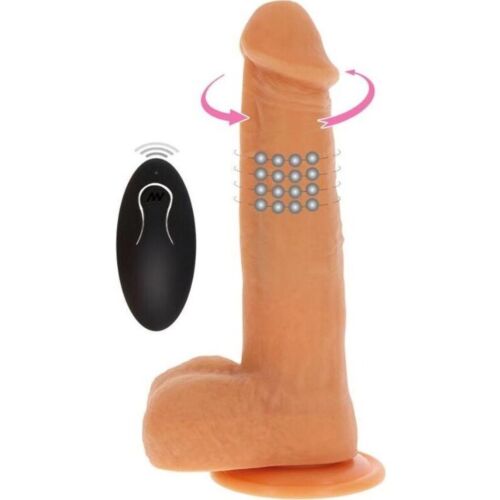 Dildo Vibrador Get Real con perlas giratorias
