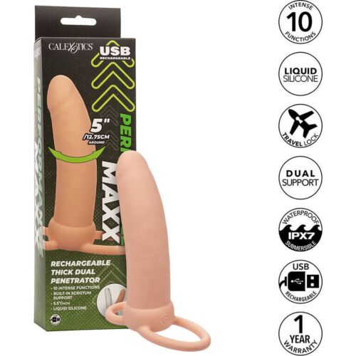 Extensor pene CALEXOTICS Maxx Doble Penetrador Grueso