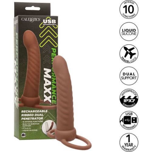 Arnes Doble Calexotics Maxx con 10 Vibraciones