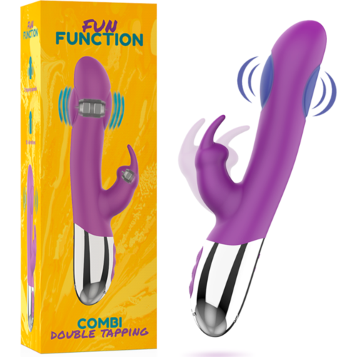 Vibrador Rabbit FUN FUNCTION COMBI DOUBLE TAPPING con doble toque