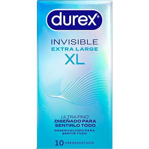 Preservativos Durex Invisible XL Ultra Fino para Sensaciones