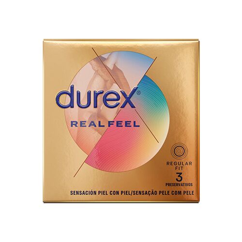 Preservativos Durex Real Feel - Sensación natural Piel con Piel