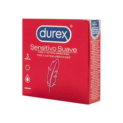 Preservativos Durex Sensitivo Suave - 3 unidades