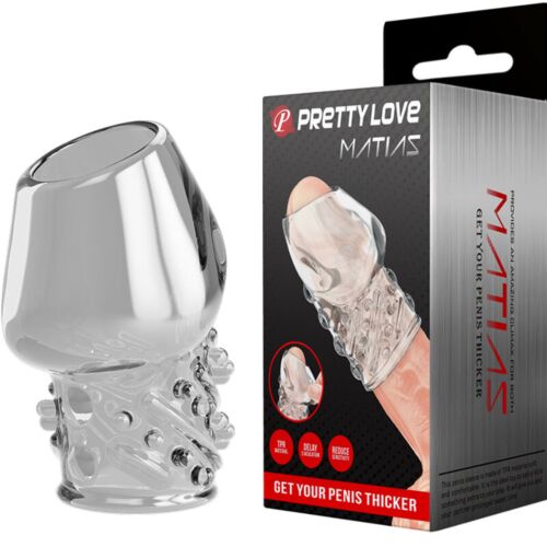 Funda para pene Pretty Love Matias con entrenamiento progresivo