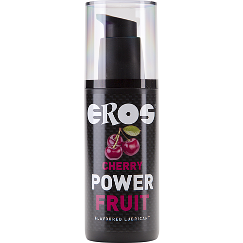 Lubricante EROS POWER LINE Cereza 125 ml con sabor intenso