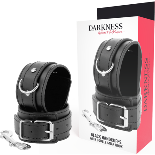 Esposas ajustables Darkness con doble cinta refuerzo