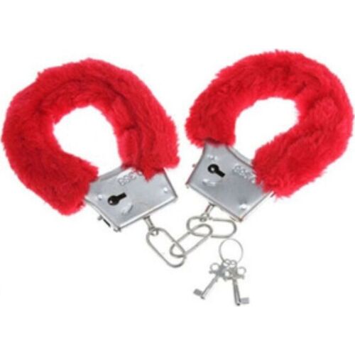 Esposas Metal Diablo Picante con forro de peluche