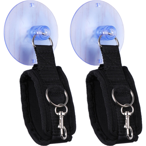 Esposas de fijación OhMama Fetish con ventosa y ajuste