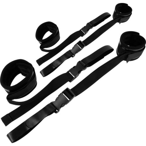 Esposas de Restricción OhMama Fetish Ajustables y Bodysafe