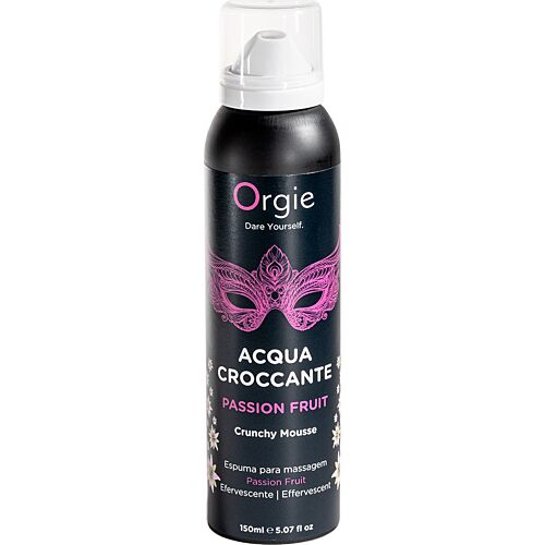 Espuma Hidratante Orgie Acqua Croccante Passion Fruit Efervescente