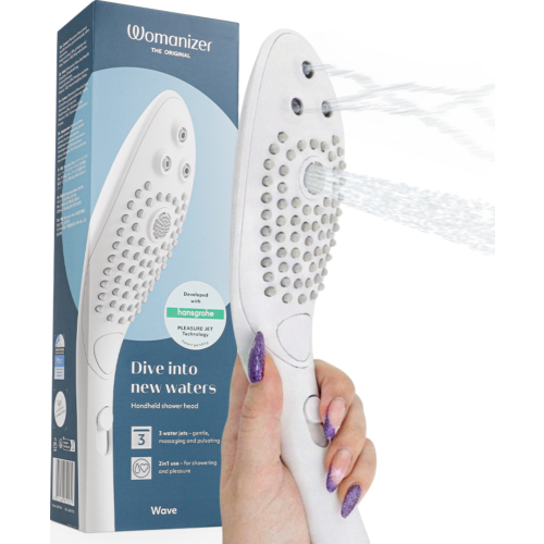 Cabezal de ducha WOMANIZER Wave con masajeador clitoriano