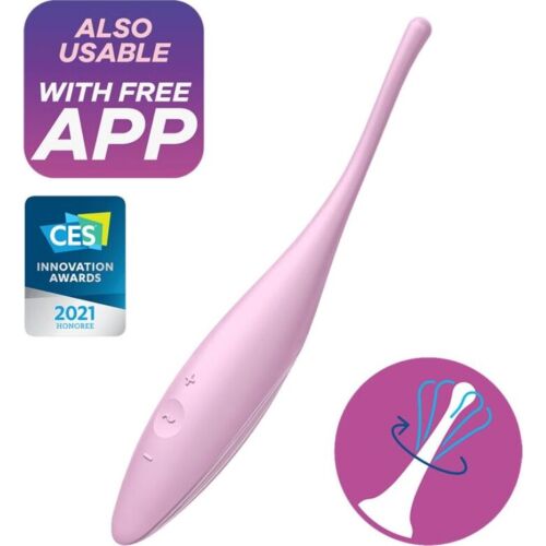 Estimulador clítoris Satisfyer Twirling Joy con app