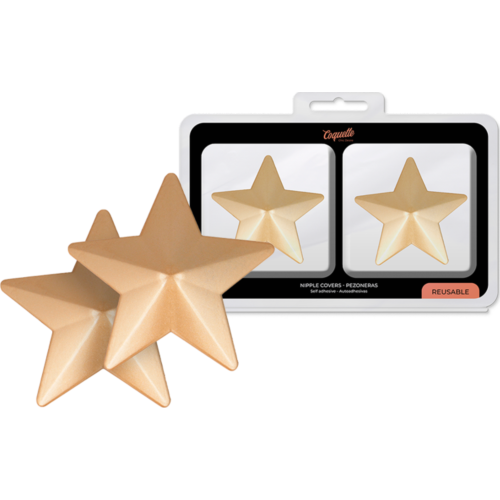 Cubre pezones Coquette Chic Desire estrellas doradas