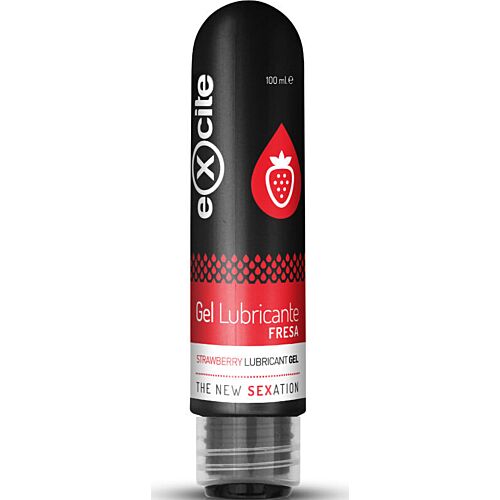 Gel Lubricante Excite Fresa 100 ml para un tacto suave