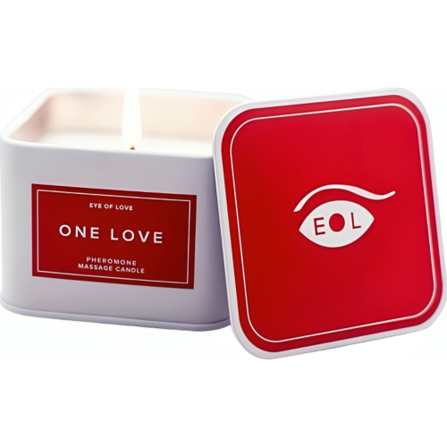Vela de masaje EYE OF LOVE One Love con Feromonas