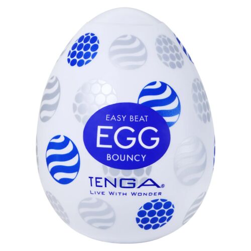 Masturbador Tenga Egg Bouncy con texturas interna